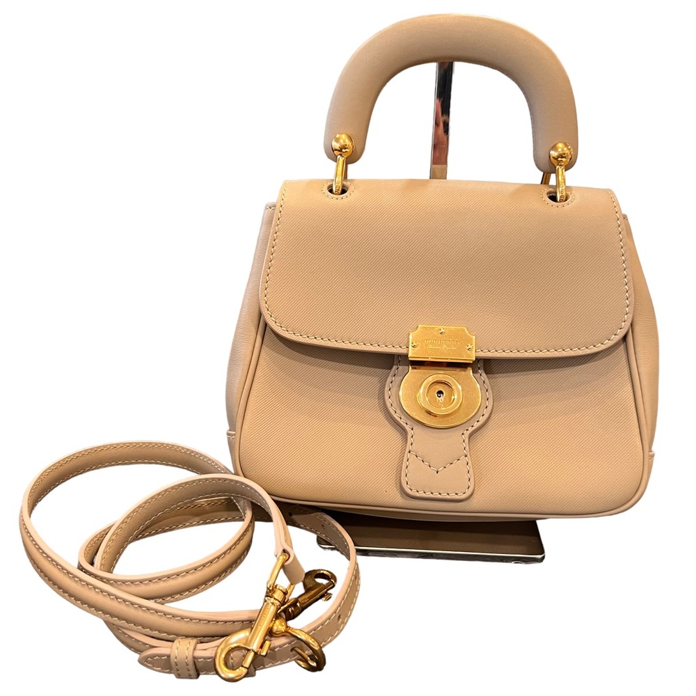 Burberry Honey Trench Calfskin Small Top Handle Bag - Picture 5 of 13